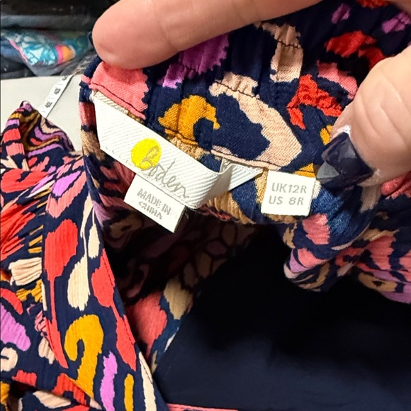 Boden Gracee Crinkle Maxi Skirt with pockets Size 8R - Picture 11 of 11